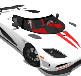 超精细汽车模型 柯尼塞格 Koenigsegg AgeraR